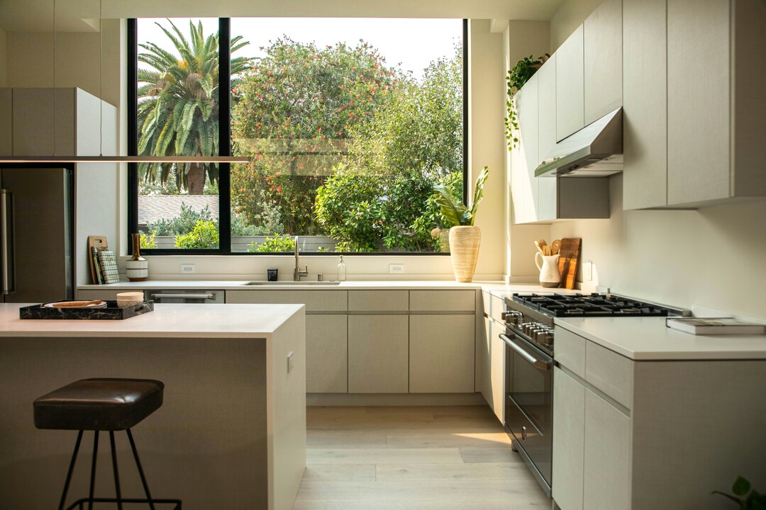 Kitchen refresh with warmer finishes